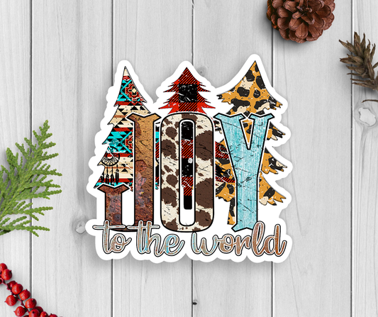 Expression Design Co - Joy To The World Vinyl Sticker