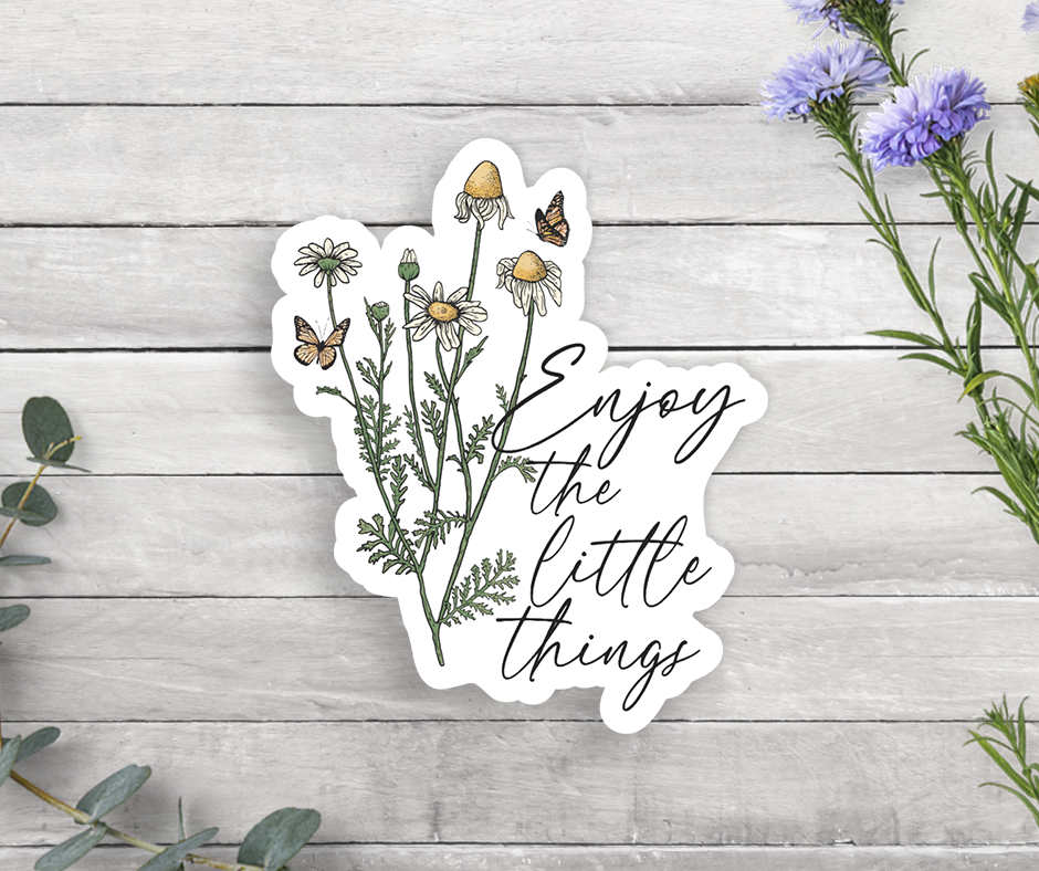 Expression Design Co - Enjoy The Little Things Vinyl Sticker