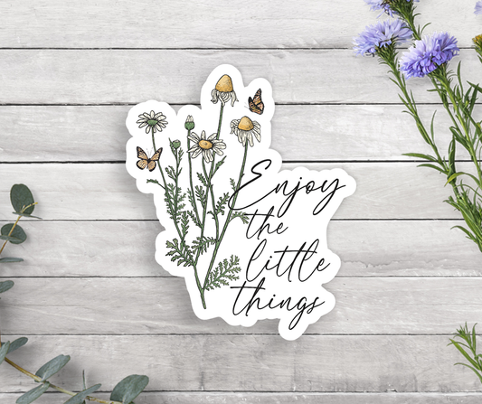 Expression Design Co - Enjoy The Little Things Vinyl Sticker