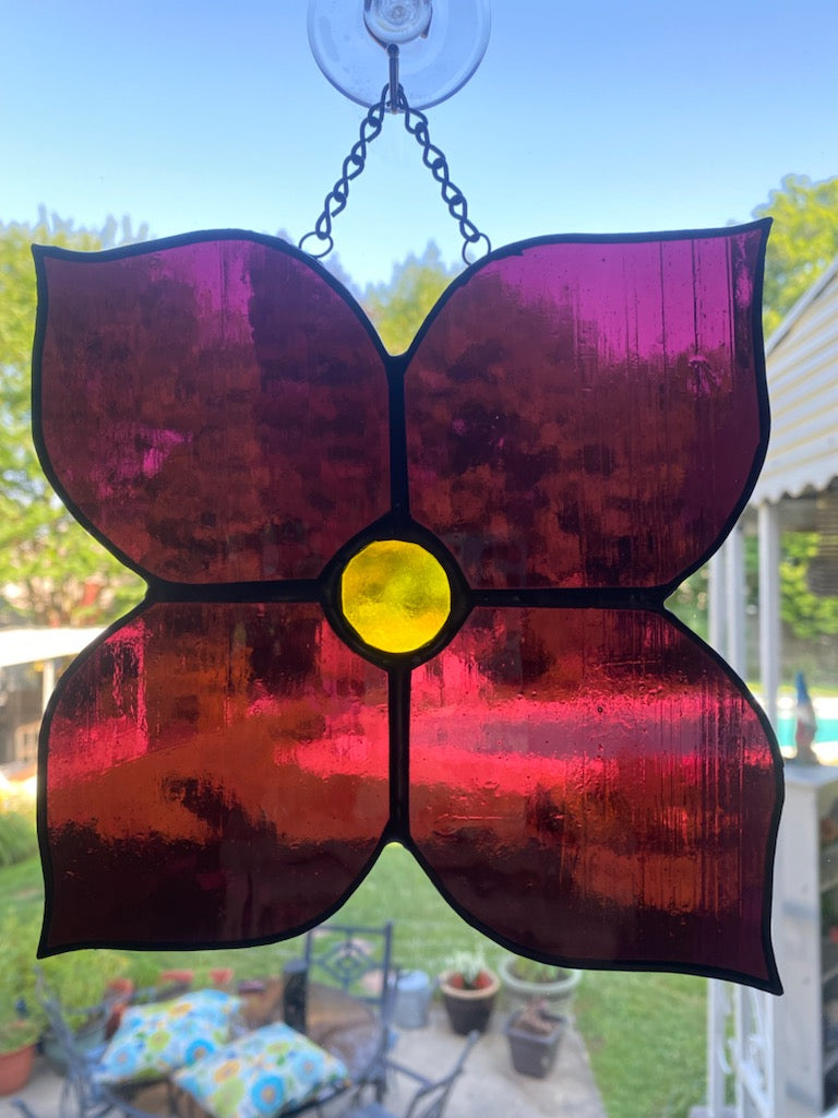 Stained Glass Flower