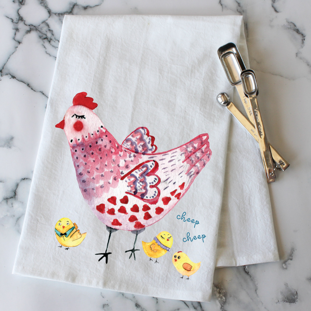 Cheep Cheep Little Chickens - Kitchen Towel