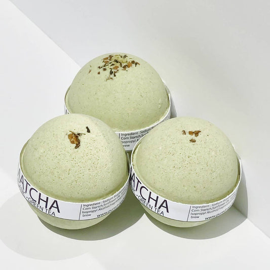 Organic Matcha Green Tea Bath Bomb - 8oz