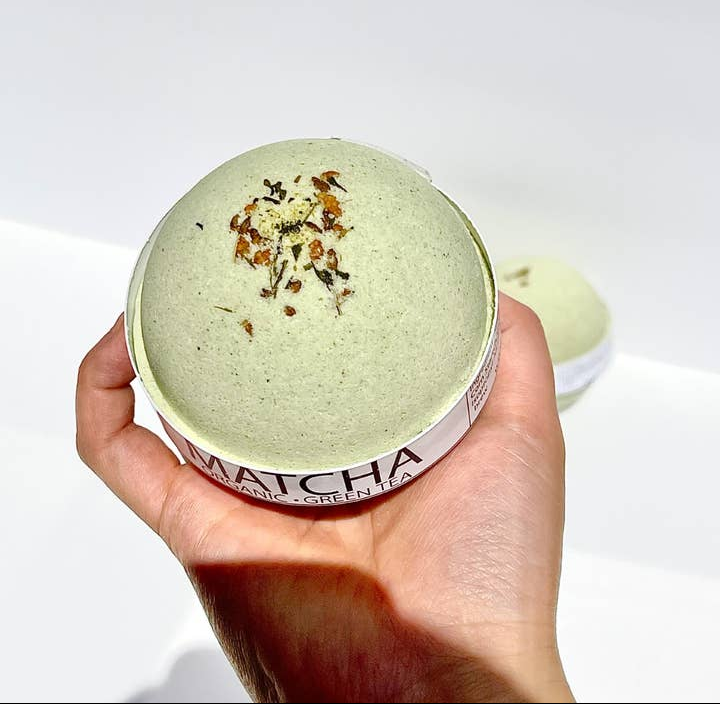 Organic Matcha Green Tea Bath Bomb - 8oz